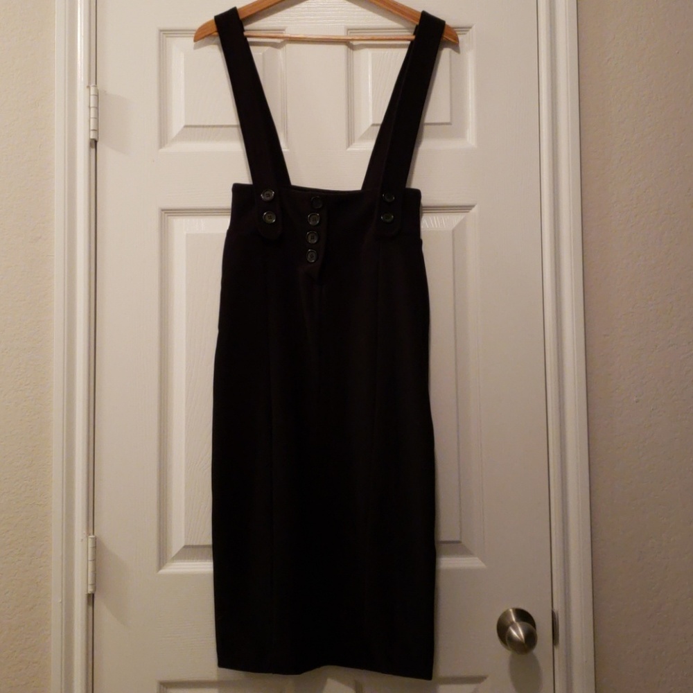 A.B.S Collection black adjustable jumper skirt